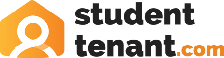 Orange StudentTenant.com logo with white text
